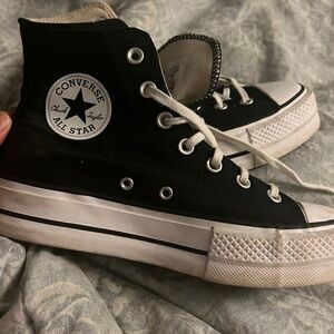 ⭐️CONVERSE chuck Taylor all star Platforms-black/white ⭐️